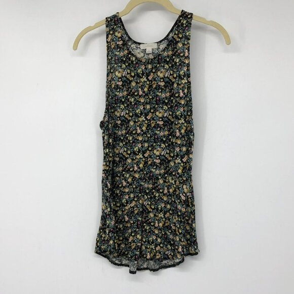 Wilfred  Aritzia floral multicolor tank top high scoop neck xs - Picture 15 of 15